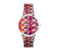 Sekonda Maxima - Orologio al quarzo da donna, 38 mm, multicolore, con display analogico e cinturino in acciaio inox, Uno, Cinturino