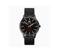 Sekonda - Mens Nordic - Orologio con quadrante nero da 42mm con parte superiore del cinturino in pelle One Size