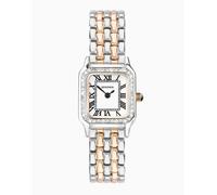 Sekonda - Monica - Orologio a lancette da donna da 20 mm con cassa rettangolare in lega bicolore, cinturino in lega bicolore e quadrante bianco One Size