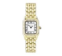 Sekonda Monica - Orologio al quarzo da donna, 20 mm, con numeri romani, display analogico e cinturino in lega, colore: bianco, Tutto Oro Brillante