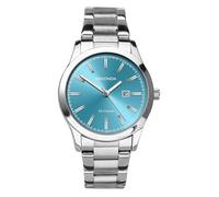 Sekonda Orologio Al quarzo Donna, misura cassa 43.00mm con quadrante Blu Analogico e cinturino Argento in Acciaio inossidabile 40365
