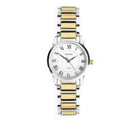 Sekonda Orologio classico da donna Beaumont da 28 mm con cinturino in lega e quadrante bianco, Bianco, Bicolore, Bracciale