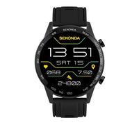 Sekonda Smart Watch Active Plus da 45 mm in nero con cinturino in silicone nero