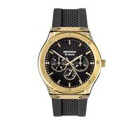 Sekonda Titan Orologio analogico da uomo, quadrante 42 mm, Oro, Cinturino
