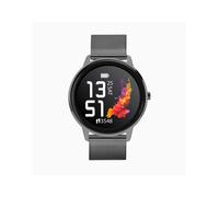 Sekonda - Womens Flex - Orologio con quadrante in LCD da 44mm con bracciale a rete in acciaio inossidabile-Nero One Size