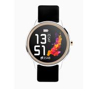 Sekonda - Womens Flex - Orologio con quadrante in LCD da 44mm con cinturino in silicone-Nero One Size