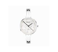 Sekonda - Womens Stardust - Orologio con quadrante argentato da 36mm con bracciale semirigido in lega di metalli-Argento One Size