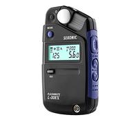 Sekonic, Flashmate L-308X, Esposimetro per fotografi e cineasti | Esposimetro per luce ambientale, display LCD con retroilluminazione, ISO 850, custodia morbida, con strap