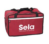 Sela SE 038 Borsa per Cajon, Adatto Fino a 30 X 31 X 51 Cm, Rosso