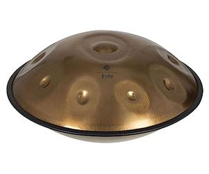 Sela SE 211 Harmony Handpan F Low Pygmy Acciaio inox con custodia imbottita e guanti in cotone, tamburo in acciaio, strumento a percussione di alta qualità