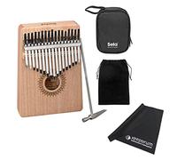Sela SE245 Kalimba Mogano 17, Percussioni Strumento Musicale + panno in microfibra Keepdrum