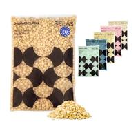 SELAS Cera Depilatoria Perle 800g Oro - Cera a Caldo Senza Strisce per Viso e Corpo, Pelli Sensibili, Ceretta Brasiliana, Perle Professionali Alta Qualità, Hard Wax Beans. Più opzioni