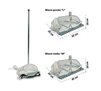 sele tellinaro rastrello per telline Misura Media 45cm o Grande 52cm (Medio 45x18x35)