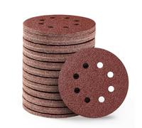 Selead 110 Pezzi Di Carta Abrasiva 125 mm 8 Fori Dischi Abrasivi Grana P40 Carta Abrasiva Rotonda Per Levigatrici Eccentriche