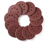 Selead 110 Pezzi Di Carta Abrasiva 125 mm 8 Fori Dischi Abrasivi Grana P80 Carta Abrasiva Rotonda Per Levigatrici Eccentriche