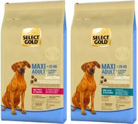 SELECT GOLD Kit Multigusto 2x12KG Sensitive Maxi Dog Cavallo+Salmone MIX MULTIGUSTO