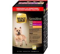 SELECT GOLD Sensitive Dog Busta Multipack 6x100G MIX CARNE
