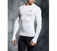 Select Maglietta a Compressione, Unisex-Adulto, Bianca, S