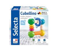Selecta - Giocattolo da afferrare “Cubellino”, in legno, 9 cm, 61006