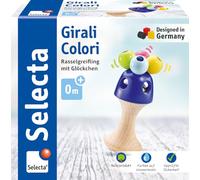 Selecta - Giocattolo da afferrare “Girali Colori” in legno, 10 cm, 61062