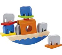 Selecta - Giocattolo da impilare “Wippofant”, in legno, 15,5 cm, 62012