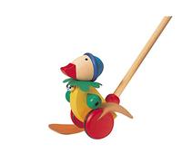 Selecta - Giocattolo da spingere “Pedella”, in legno, 14 cm, 62032