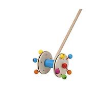 Selecta - Giocattolo da spingere “Roller”, in legno, 10 cm, 62028