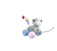 Selecta - Giocattolo da tirare “Äffchentanz”, in legno, 11 cm, 64025