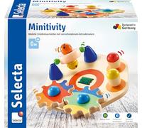 Selecta - Giocattolo motorio “Minitivity”, in legno, 14 cm, 62036