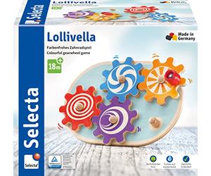 Selecta Lollivella 62084 - Giocattolo in Legno, 17,5 cm, Multicolore