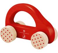 Selecta Piccolo bolide da afferrare in legno rosso 10 cm 64007