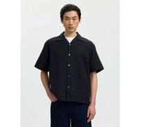 Selected - Camicia a maniche corte nera-Nero L