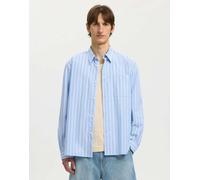 Selected - Camicia a maniche lunghe azzurra-Blu XL