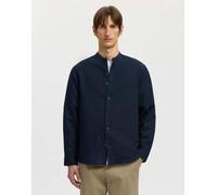 Selected - Camicia a maniche lunghe color sky captain-Grigio XXL