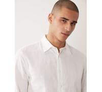 Selected Regclay Linenblend Long Sleeve Shirt Bianco 2XL Uomo
