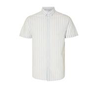 SELECTED Camicia blu chiaro / offwhite Uomo SELECTED XL blu chiaro / offwhite
