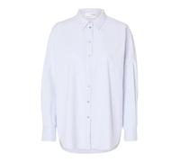 SELECTED FEMME Camicia da donna 'Nova' blu colomba / bianco, Taglia XXL