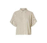 SELECTED Camicia da donna 'SLFViva' écru / nero Donna SELECTED XXL