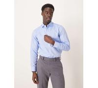 Selected - Camicia elegante facile da stirare slim fit azzurra-Blu XS