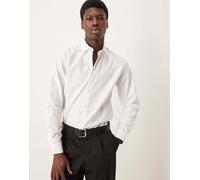 Selected - Camicia elegante facile da stirare slim fit in cotone bianca-Bianco S