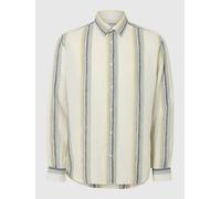 SELECTED Camicia giallo chiaro / petrolio / menta / bianco lana Uomo SELECTED L