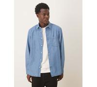 Selected Regcarlo Denim Long Sleeve Shirt Blu 2XL Uomo
