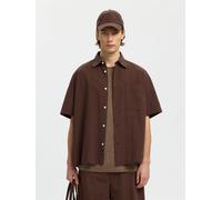 SELECTED Camicia marrone Uomo SELECTED XL