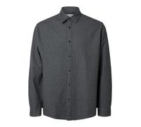 SELECTED Camicia 'Owen' grigio scuro Uomo SELECTED M grigio scuro