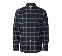 SELECTED Camicia 'Owen' zappiro / bianco Uomo SELECTED M zappiro / bianco