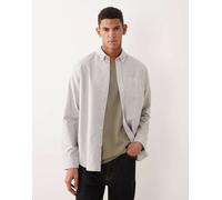 Selected - Camicia Oxford a righe color verde scuro XXL