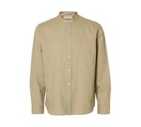 SELECTED Camicia 'SLHClay' beige scuro Uomo SELECTED L