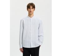 SELECTED Camicia 'SLHClay' blu chiaro / bianco Uomo SELECTED S