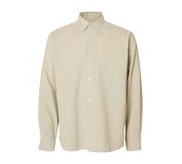 Selected Danni Cord Regular Fit Long Sleeve Shirt Beige S Uomo
