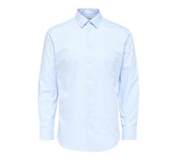 SELECTED HOMME Soft Camicia, Uomo, Blu (Azzurro), L